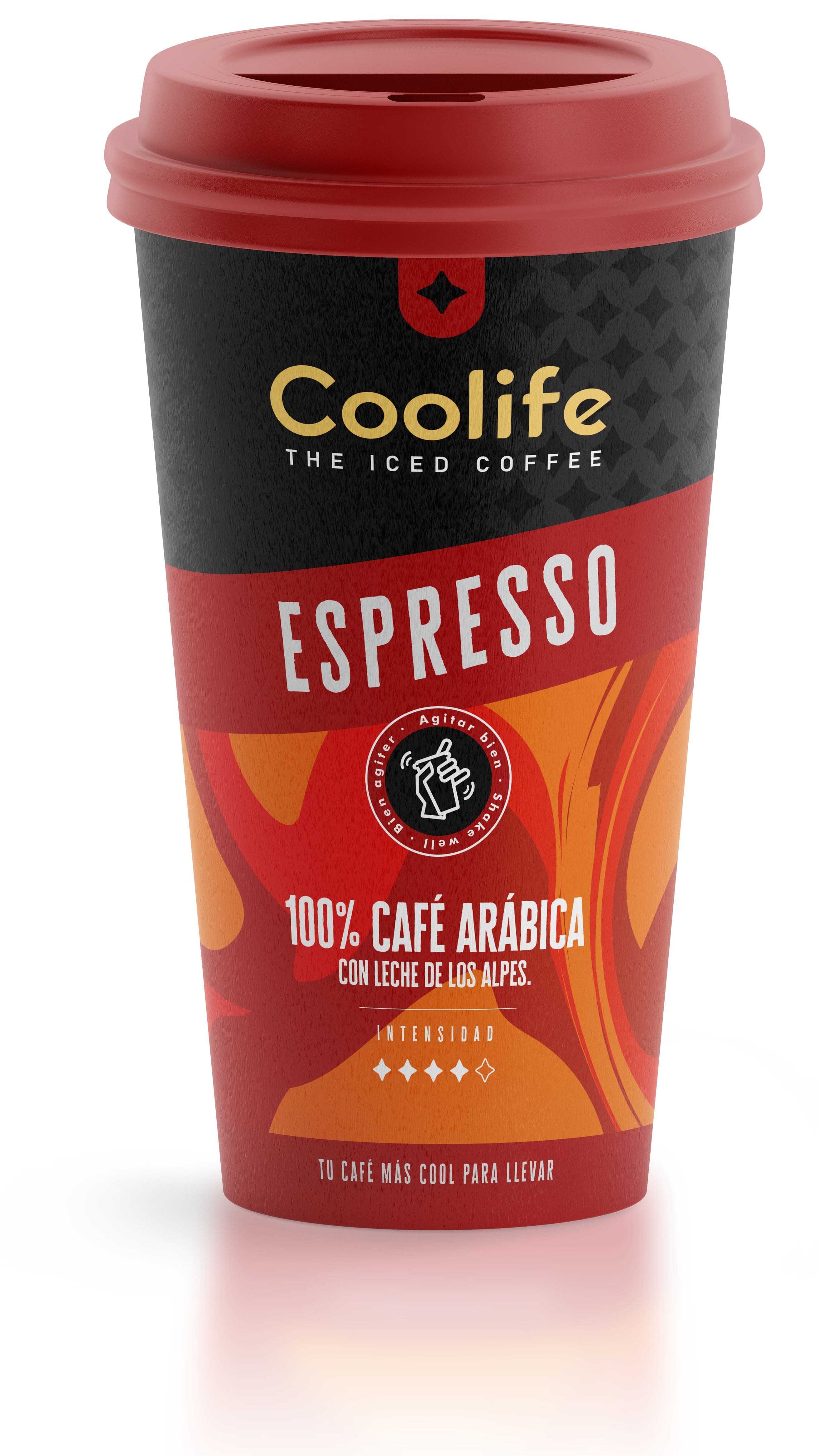 Café Frio coolife Espresso, Melhor Café Frio 100% Arábica, Melhor Leite dos Alpes, Sua Energia, Não Desbanha e Seu Café para Levar as Mães, Pacote de 10 Unidades 230ml