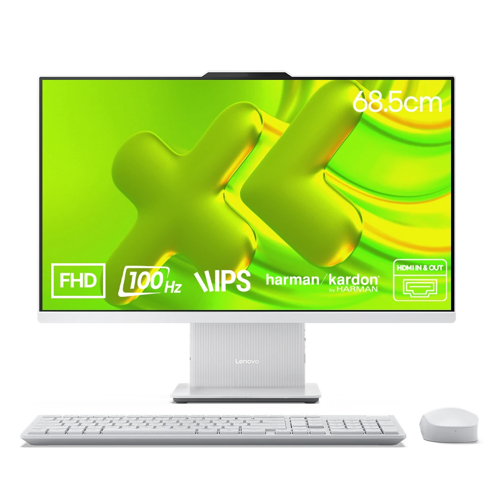 한국발송 Lenovo 일체형 올인원PC 27 아이디어센터 F0HM00MUKR 인텔i5-13420H / 8G DDR5 / 512G NVMe / FreeDos / FHD IPS