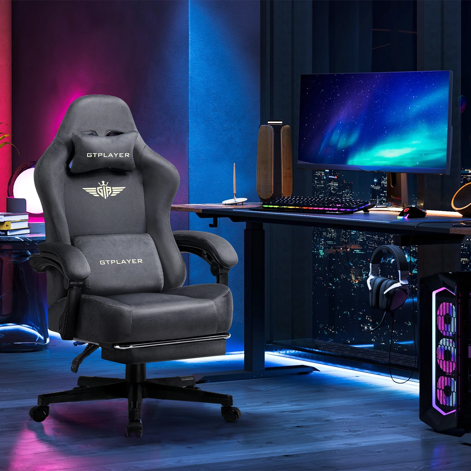 GTPLAYER Gaming chair Breathable Office Chair Office Chair Ergonomic High Quality fabric Ergonomic PC chair
