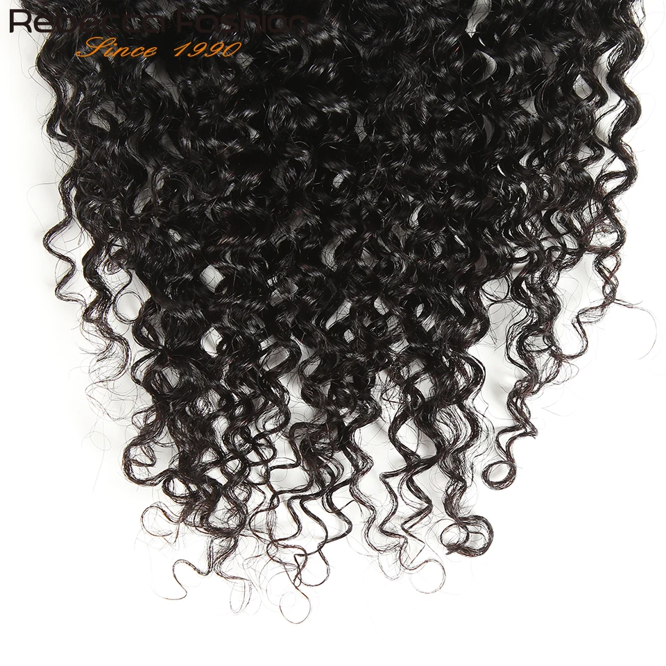 Cierre de encaje rizado 4X4, cabello humano prearrancado, cierre de encaje transparente con pelo de bebé, cierre de encaje superior rizado brasileño