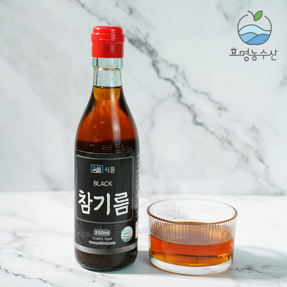 (리뷰이벤트)★HACCP인증★1+1 전통 방식 진한 들기름 350ml+350ml