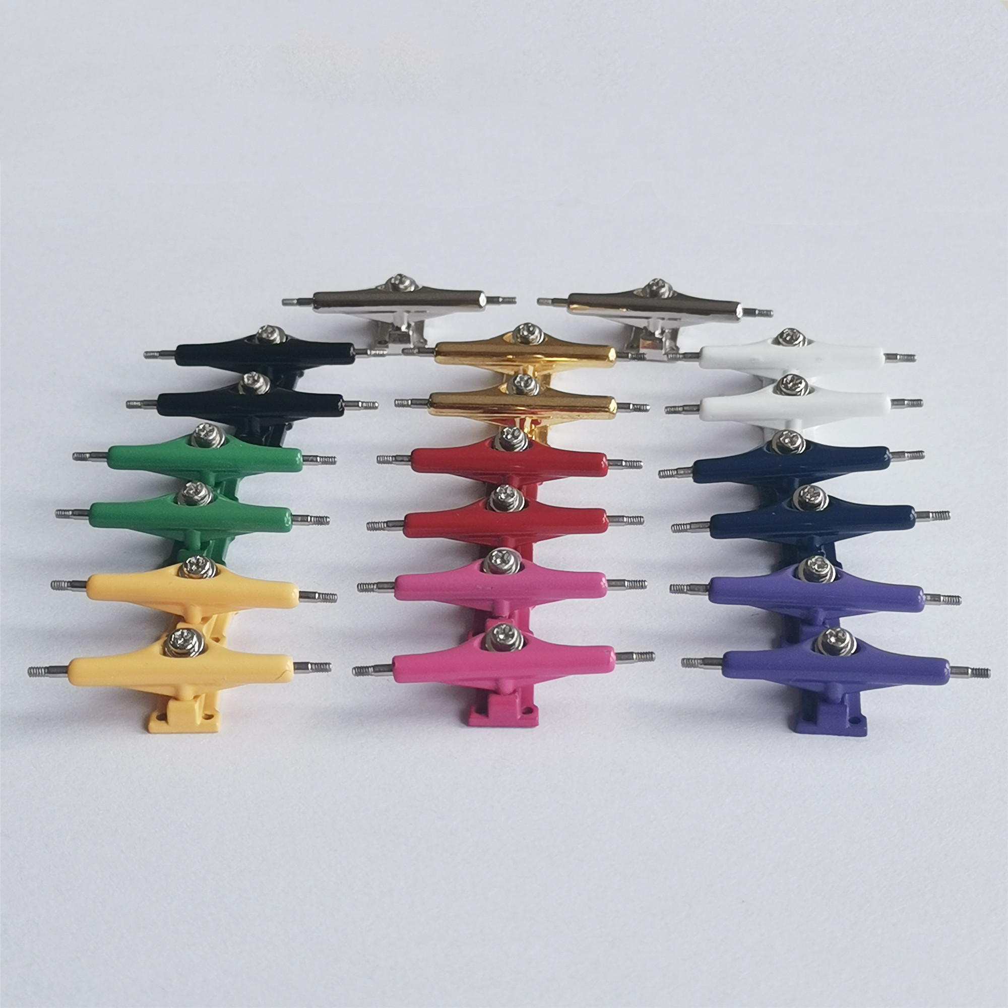 Caminhão de dedo de 34mm 32mm, nova forma, eixo único, mini skate, brinquedos para crianças