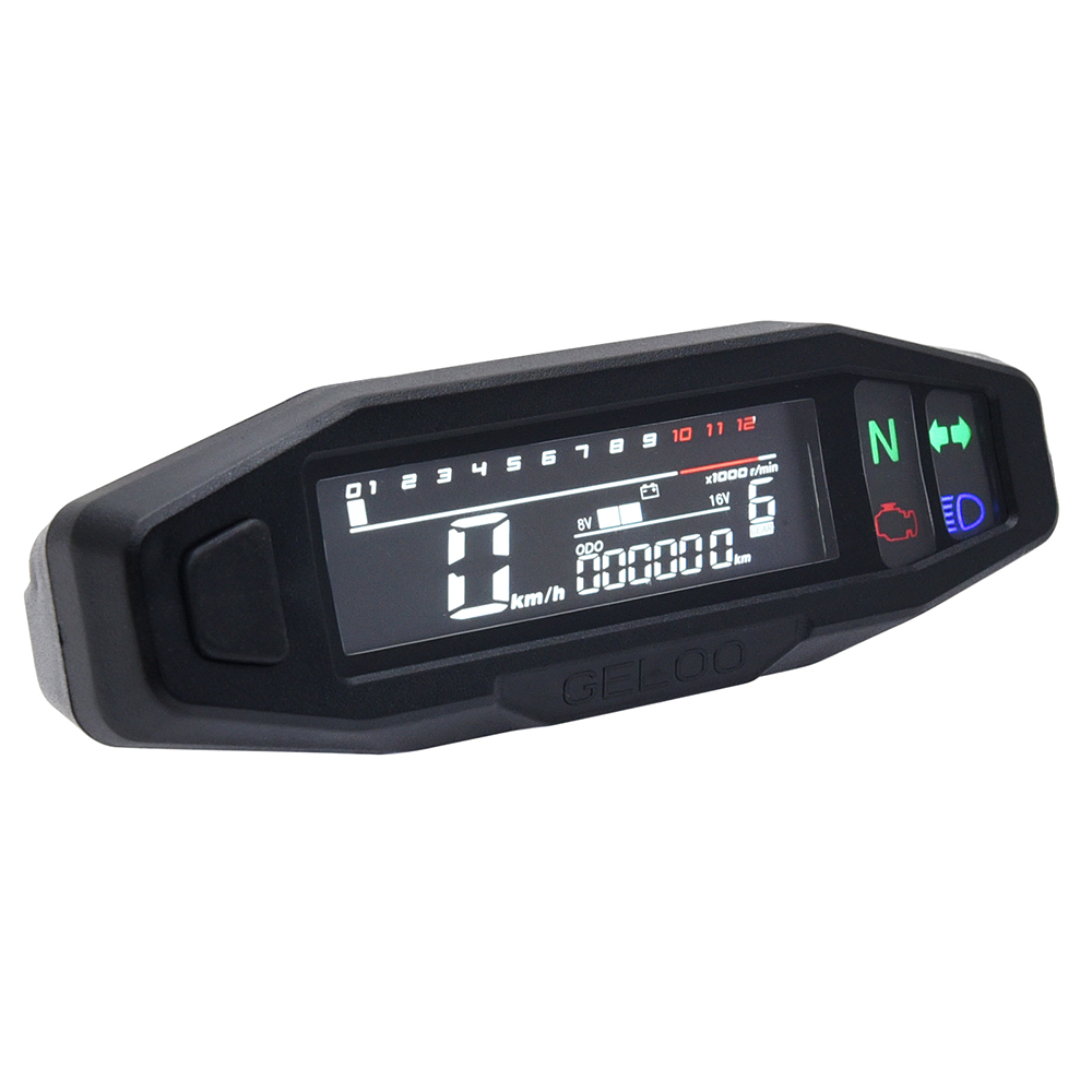 Il più recente tachimetro per moto, indicatore dell'olio, contagiri, misuratori digitali universali, cluster di strumenti, indicatore di direzione