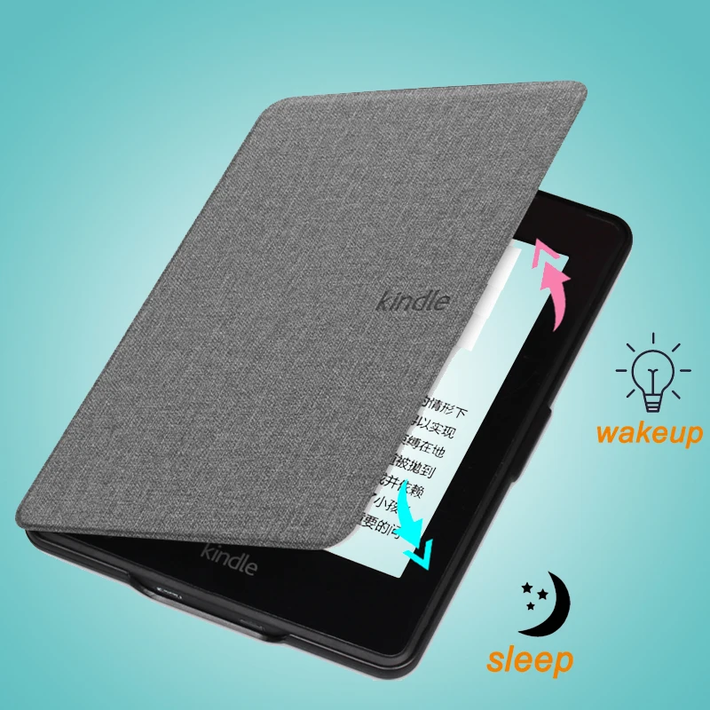 Máy Đọc Sách Kindle Dành Cho Tất Cả-New Kindle 11th 2022 Phát Hành C2V2L3 6 Inch Từ Thông Minh Chất Liệu Vải Bao Da Bảo Vệ Màn Hình ốp Lưng