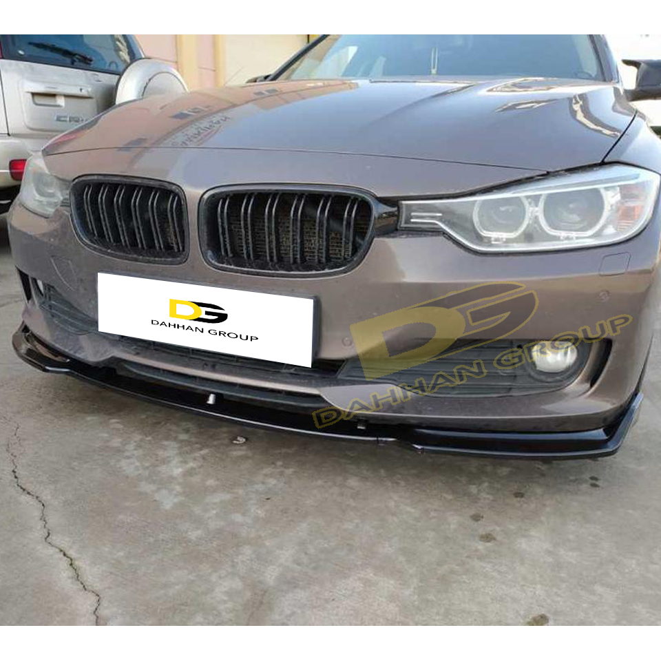 B.mw 3シリーズf30,2012-2018標準バンパー,3ピース,フロントライト,黒い表面,プラスチックm3 mpmスポーツキット