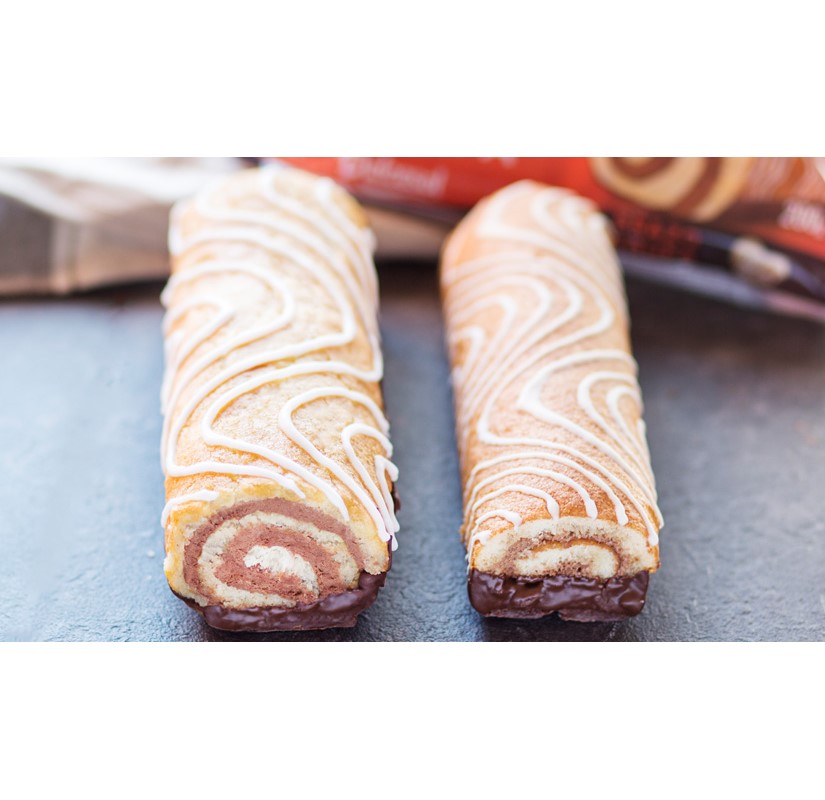 Dulcesol pastelaria e produtos de pastelaria-braços de chocolate, açúcar, creme, trufa... Caixa com 5 unidades individualmente envolvido 250gr