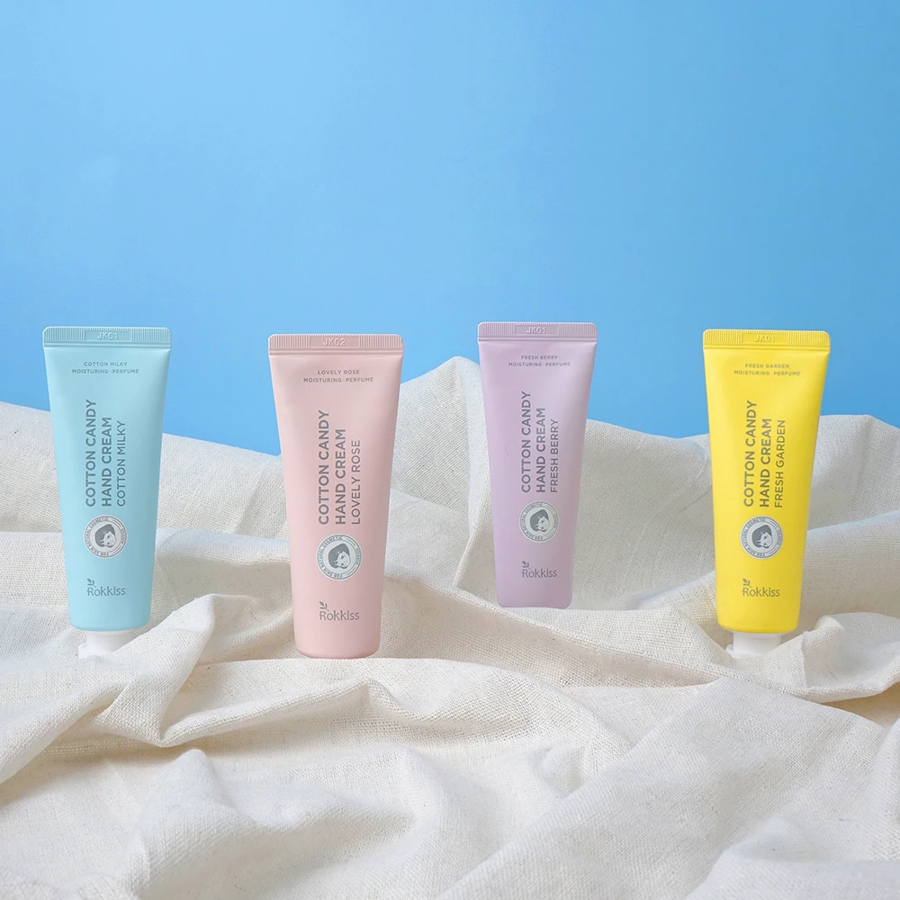 록키스 코튼캔디 핸드크림 4종 50g, 1세트