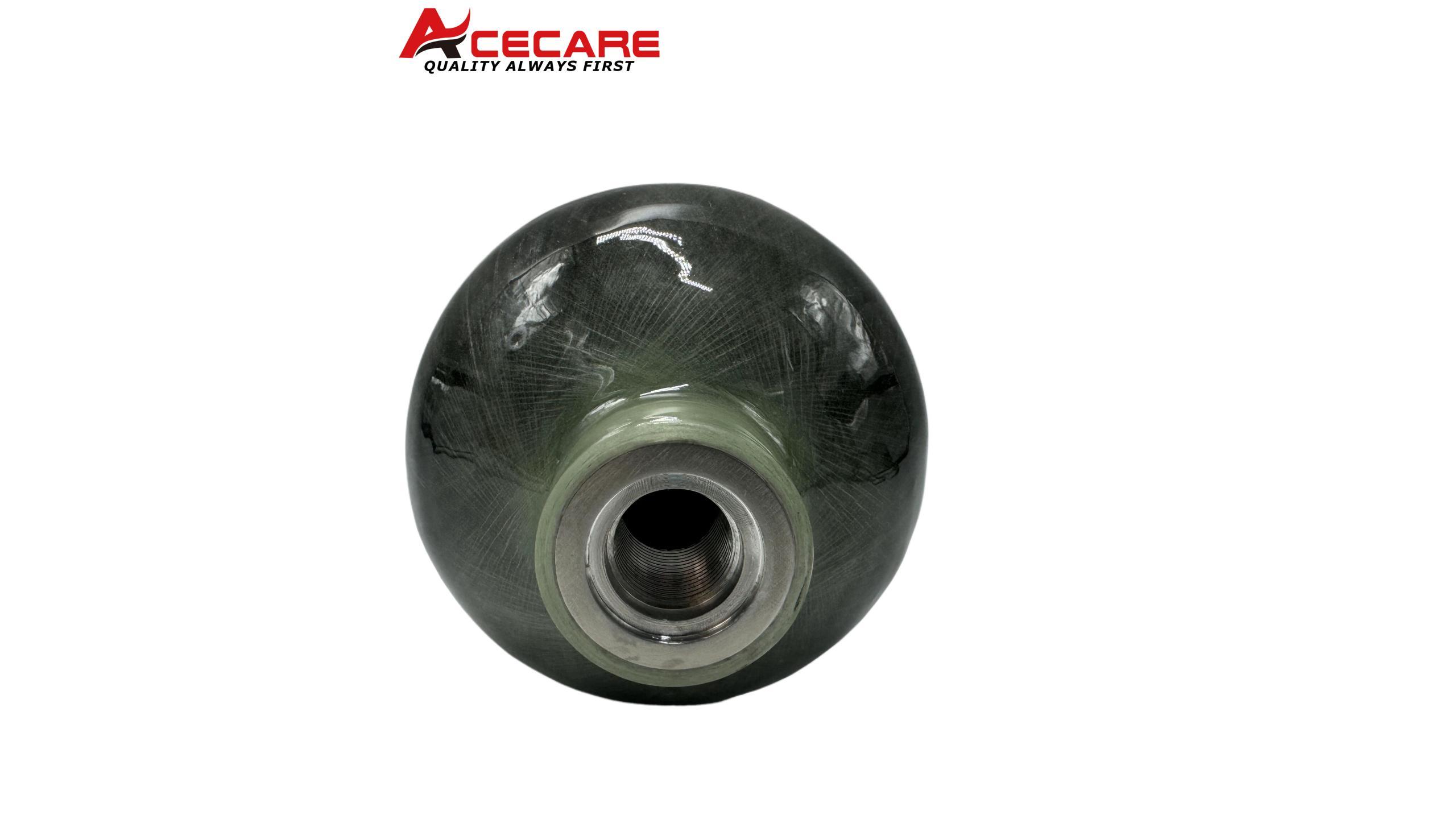 Acecare 4500Psi 300Bar 1.1L Koolstofvezel Cilinder Hogedruk Luchtfles HPA Tank Mini Scuba M18 * 1.5