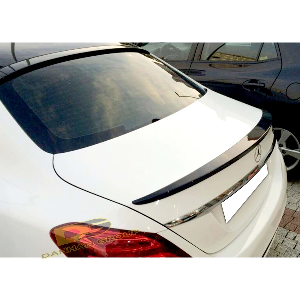 Mercedes Benz C Class W205 2016 - 2022 AMG Anatomic Style Rear Trunk Boot Spoiler Wing Painted or Raw High Quality ABS Plastic