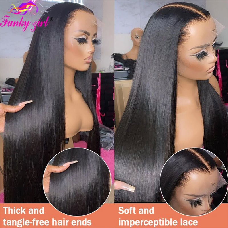 13X6 Парик из натуральных волос на кружеве, прямые парики, бразильские прямые парики из натуральных волос на кружеве для женщин, дешевые парики с застежкой на кружево