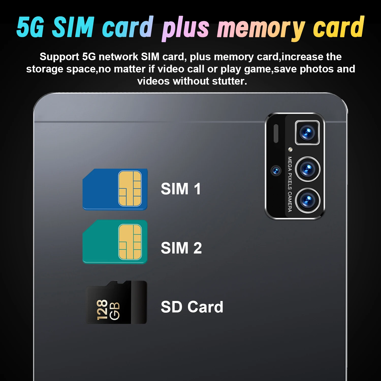 2025 nueva versión Global 5G tableta 16GB RAM 1TB ROM 10,36 pulgadas tableta Android 13,0 Pad 10 CoreTablet PC Wifi Dual tarjeta SIM