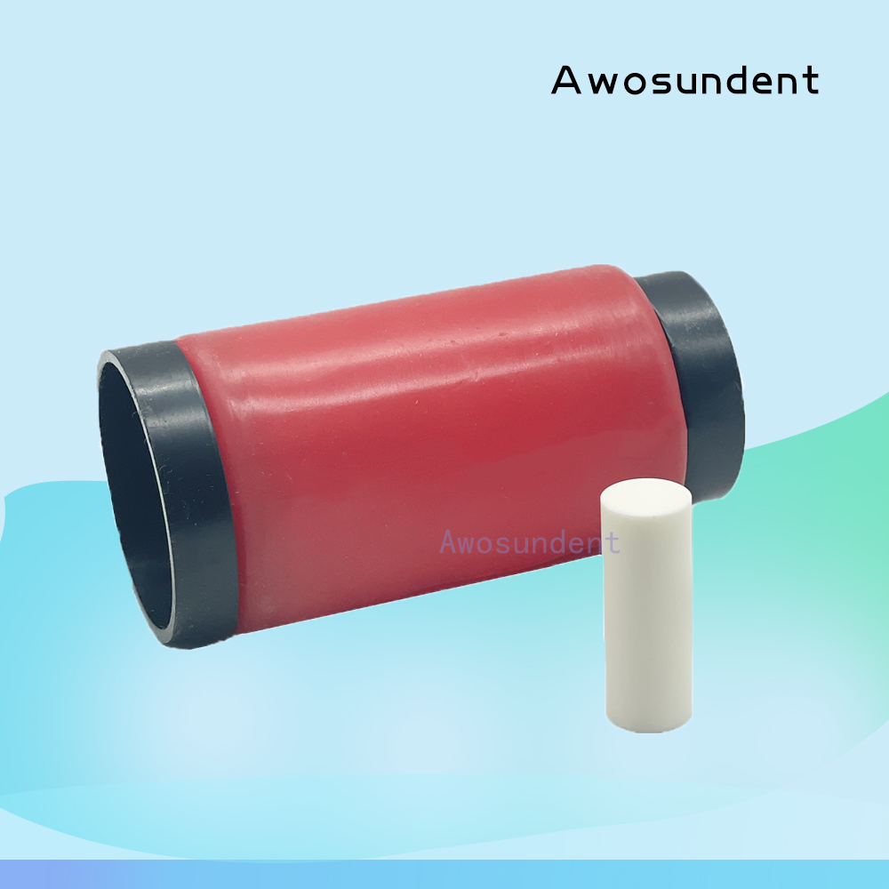 Dental Material 100g/200g Dental Investment Ring Press Rod Red Ring Silicone Embedding Ring for Press Furnace