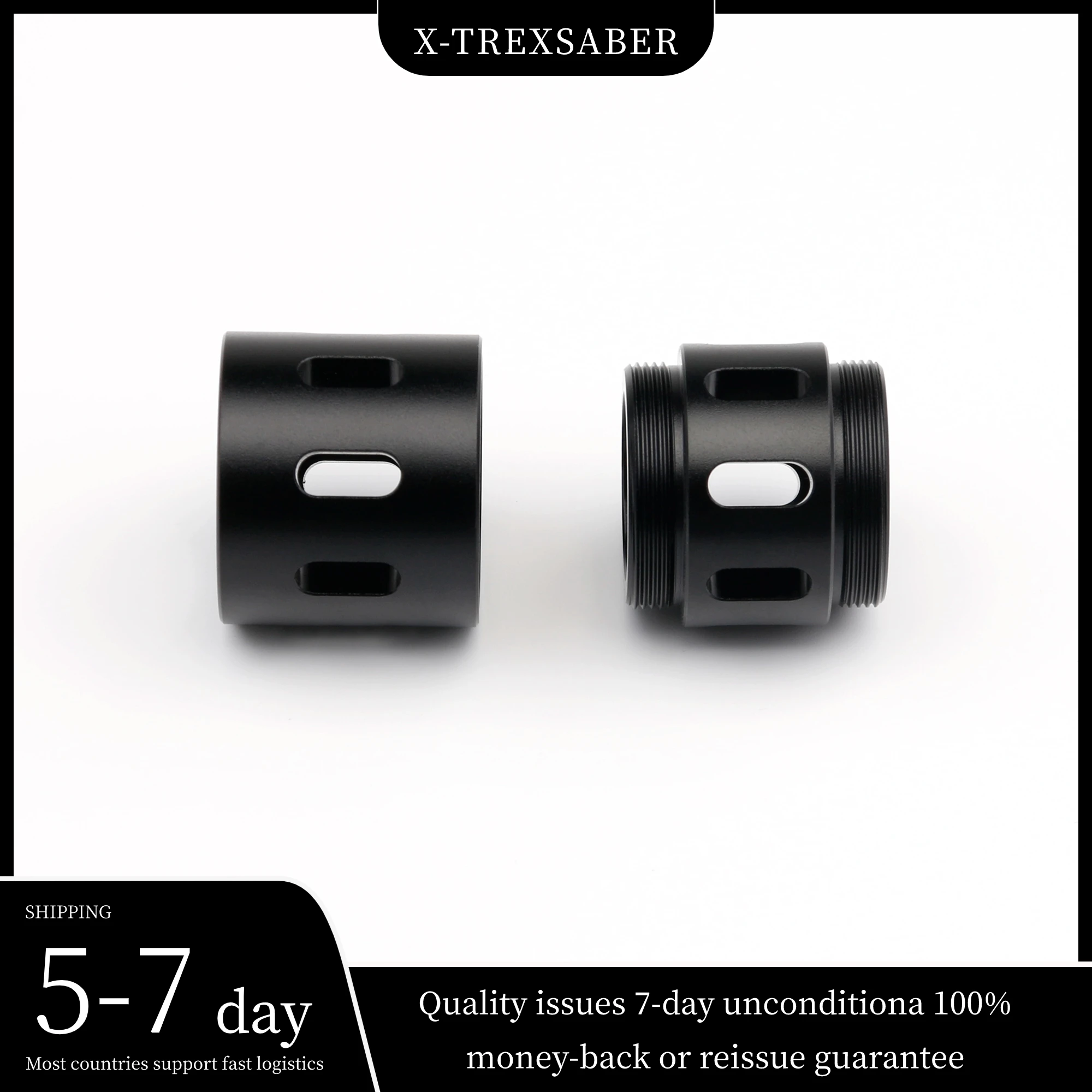 TXQ โลหะ Coupler เข็มขัดโลหะคลิป Covertec ล้อขาตั้งจอแสดงผล 1 นิ้ว Lightsaber Connector คู่ Lightsaber Saber Connectors