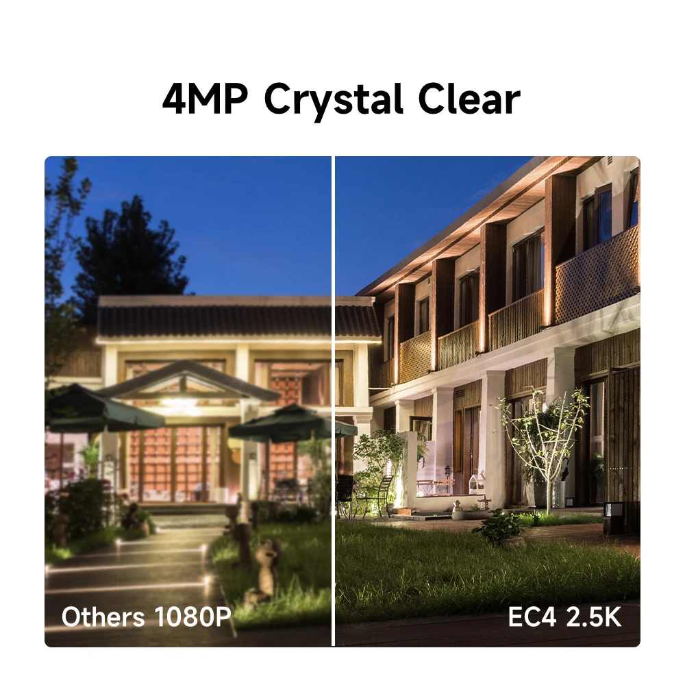 IMILAB WiFi Camera Solar Outdoor Surveillance 2.5K 5200mAh Batteryt Camera Wireless Smart Home Security Protection CCTV Monittor