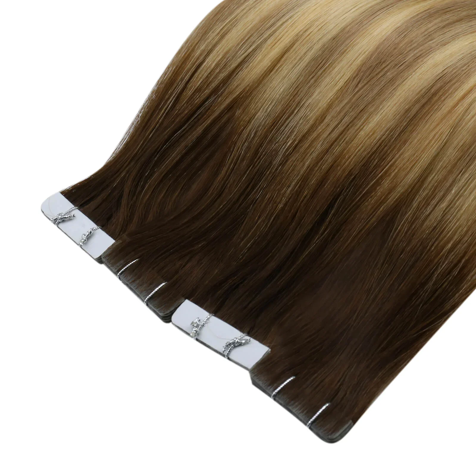 LaaVoo ruban d'injection Invisible dans l'extension de cheveux vrais cheveux humains brésilien vierge sans couture Extension de cheveux injectés de haute qualité