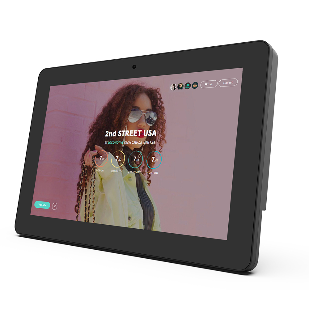 Tableta industrial PoE de 10 pulgadas montada en la pared, Android 11, wIfi, RJ45, BT, VESA, soporte personalizado, la mejor tableta para uso industrial