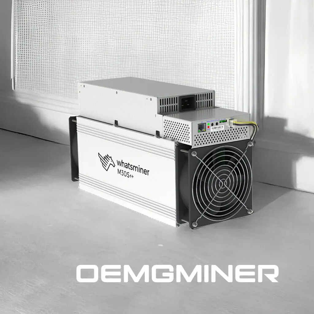 Whatsminer M30S++ 106TH ใหม่ในการรับประกันผู้ผลิตปิดผนึกจากโรงงาน