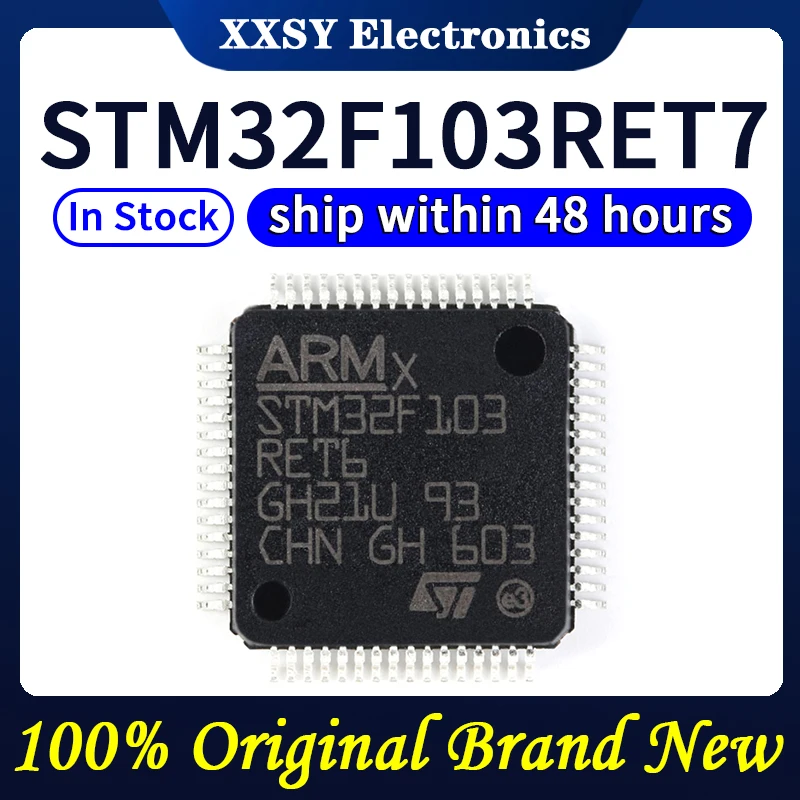 STM32F103RET7 재고 하이 퀄리티, 오리지널 신제품