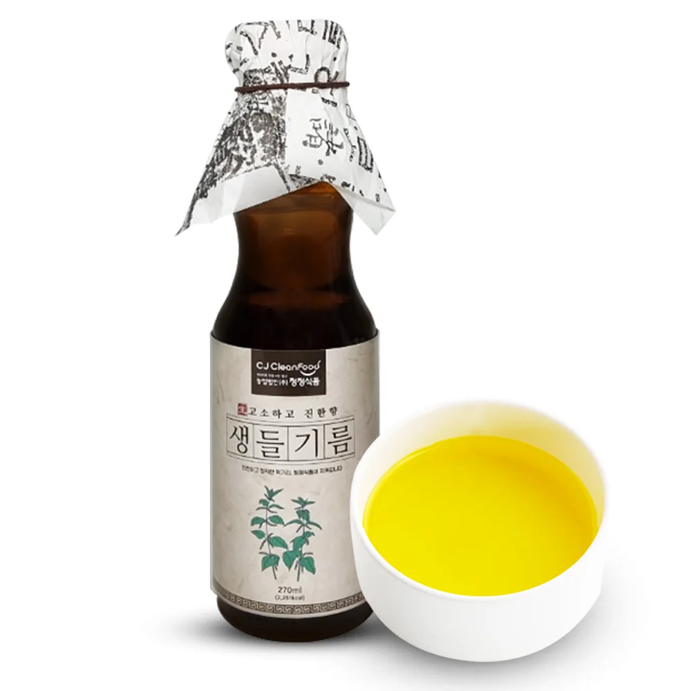 청정식품 생들기름 저온압착 270ml CJE001-5