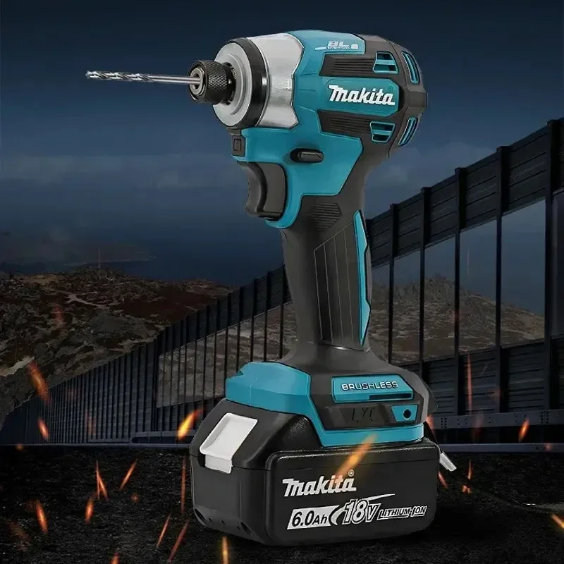 Makita DTD173 Brushless Impact Driver Rechargeable Screwdriver Drills Cordless Power Tools 18V BL Motor Tools