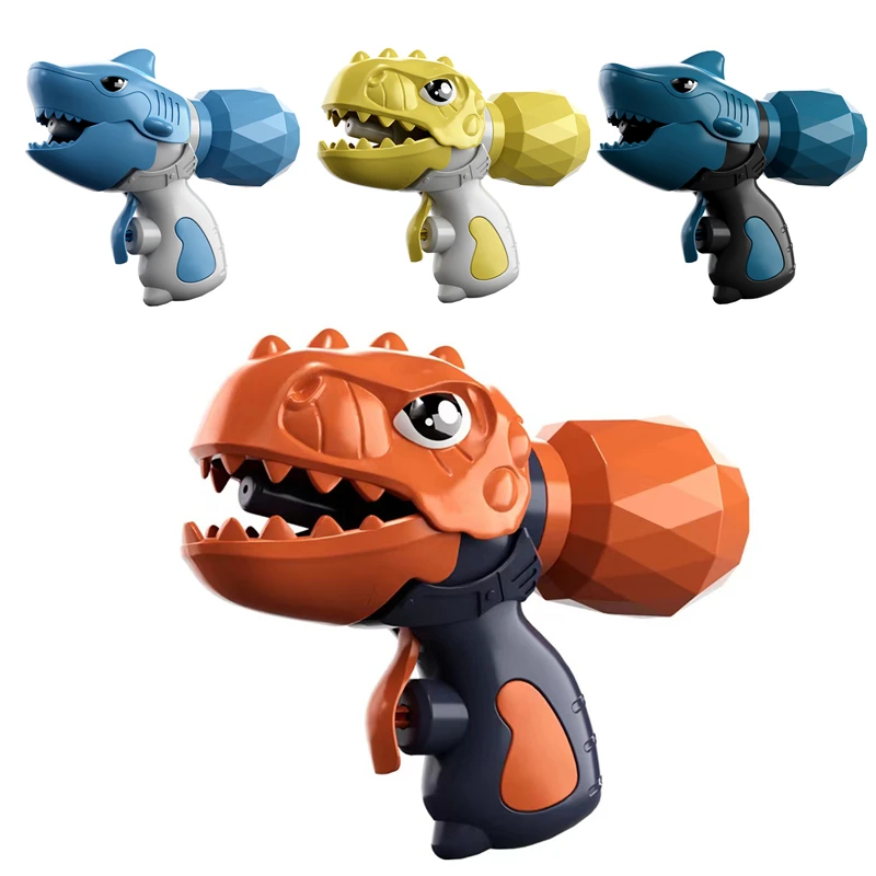 Tiburón dinosaurio de verano, juego al aire libre para padres e hijos, juguete interactivo, Mini pistola de agua para niños y niñas para tener peleas en el agua