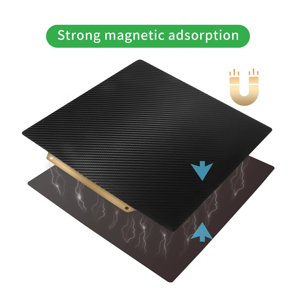 Magnetic Sticker With 3M Adhersive180/220/235/250/310/350mm Magnetic 3D Printer Bed Base Build Plate Tape for Ender3 CR20 K1 Max