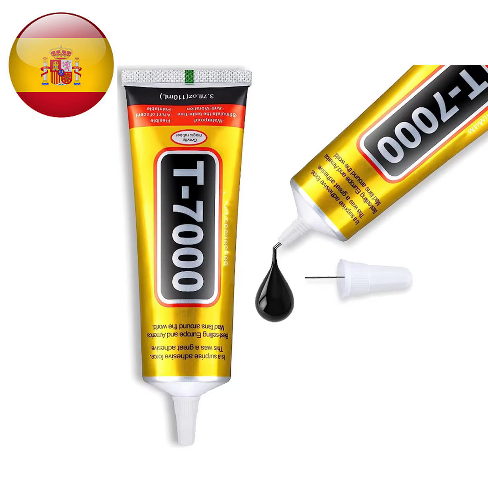 Universele Lijm Lijm T-7000 3 ml/10 ml/15 ml Zwarte Kleur voor LCD Scherm Touch Mobiele Industriële tabletten Sieraden Keramische DIY