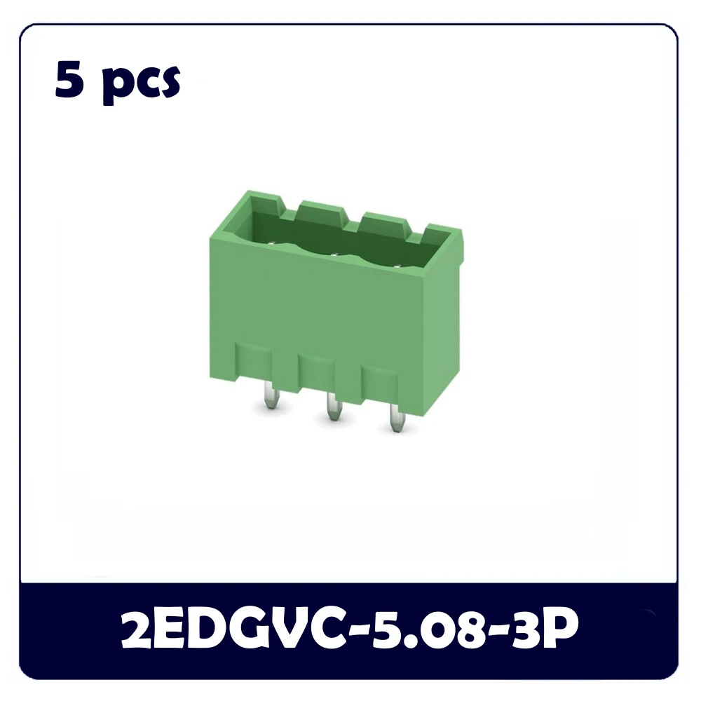 5PCS 3pin 2EDGR 2EDGV 2EDGK 2EDGRC 2EDGVC 5,08 3P Steckbare PCB Header Terminal Block Stecker