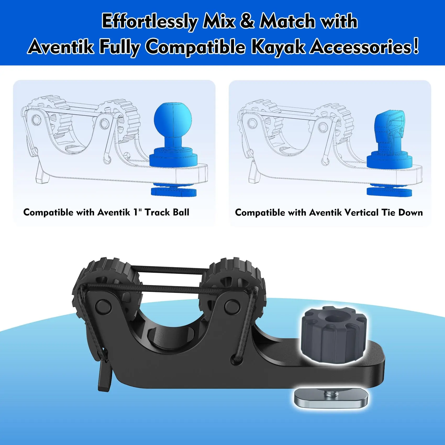 2 pezzi estendi supporto per pagaia per kayak accessori per montaggio su pista per kayak per contenere supporto per remo per kayak standard per pagaia per kayak