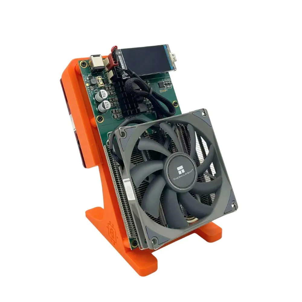 KIC Bitaxe NerdQaxe++ 4.8TH/s 2 Fans With PSU BM1370 Asic Chip 90W Bitcoins Miner 7GG52552