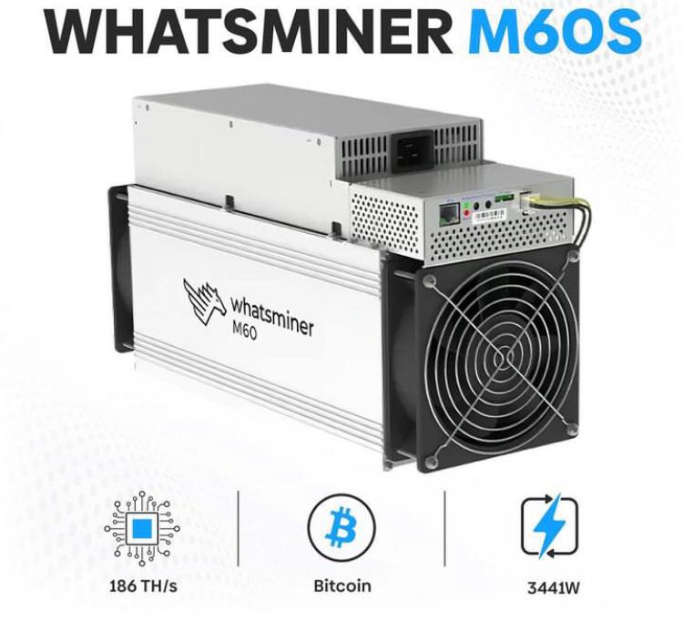 Minero MicroBT Whatsminer M60S 170T 186T 188T Bitcoin