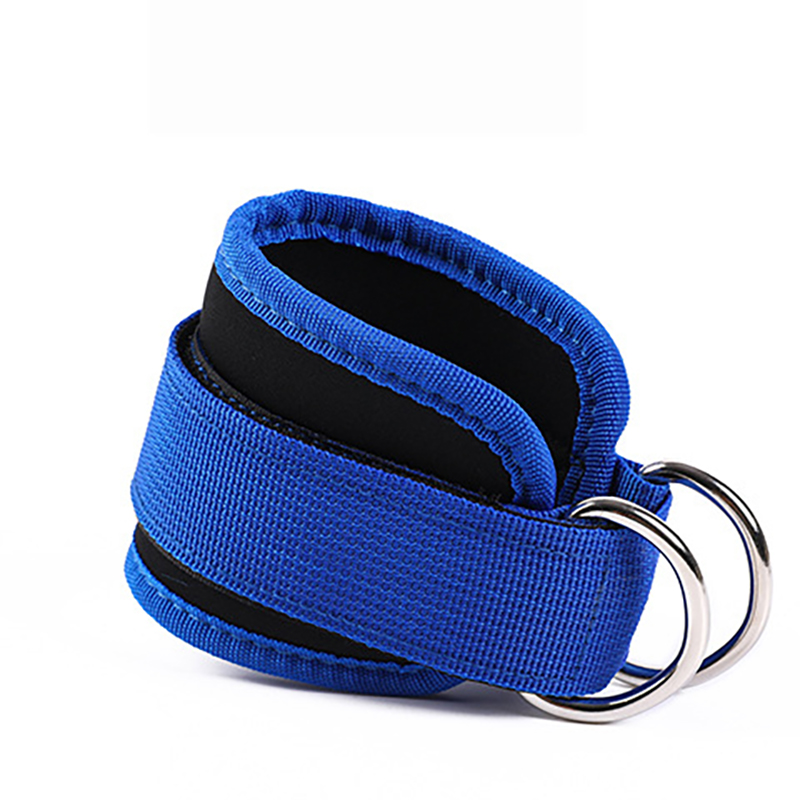 Correas de tobillo para Fitness, puños de soporte ajustables con anillo en D, ejercicios de piernas para gimnasio, entrenamiento, protección deportiva, abductores de seguridad