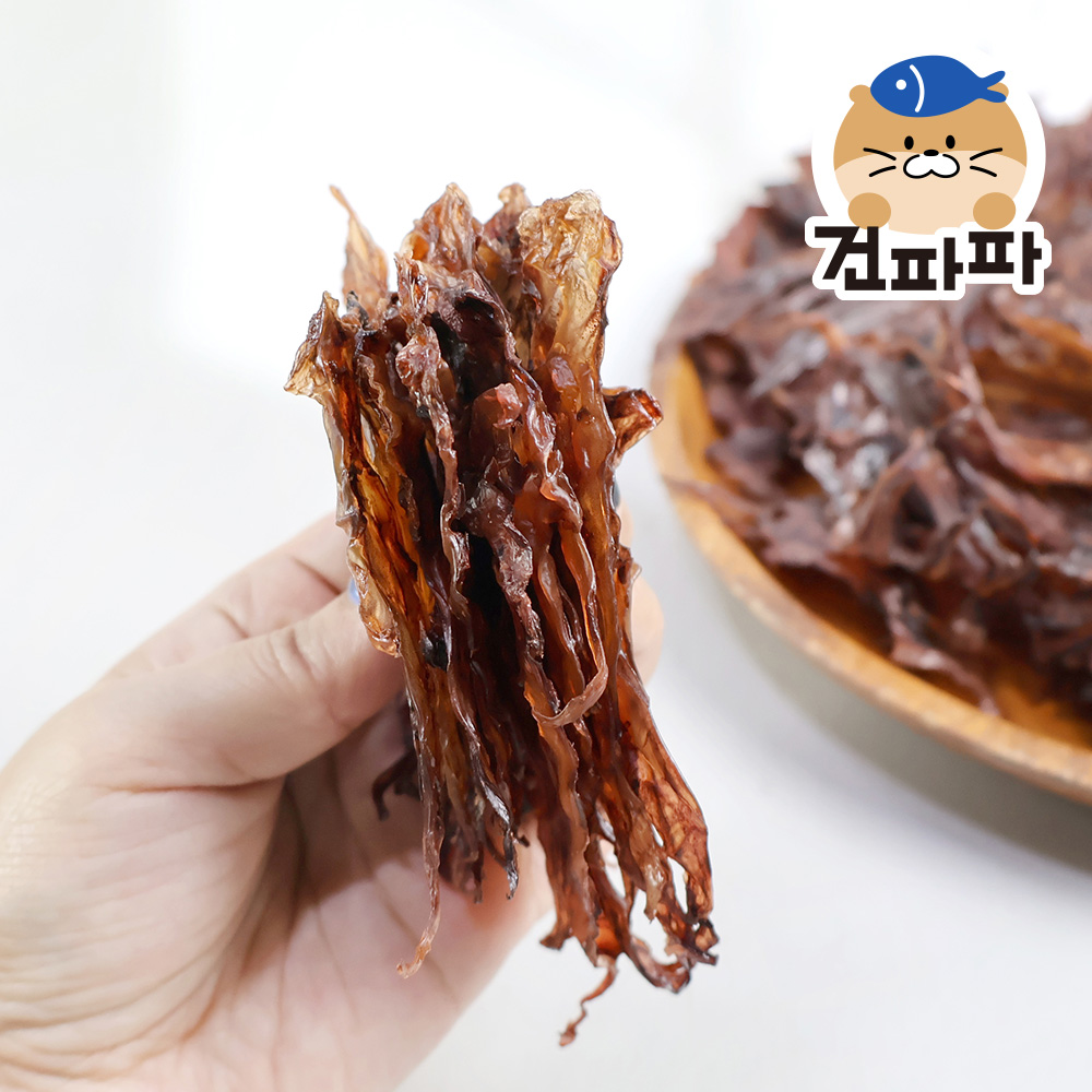 파파 납작 숏다리 오징어다리 오징어간식 250g