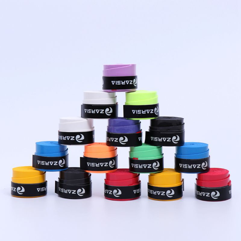 60 pièces ZARSIA collant anti-dérapant raquette de Tennis poignée sueur Badminton poignées raquette de Tennis surgrips