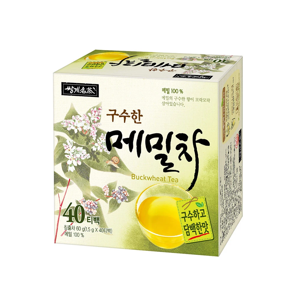 쌍계명차 구수한 메밀차 40티백 x 3개