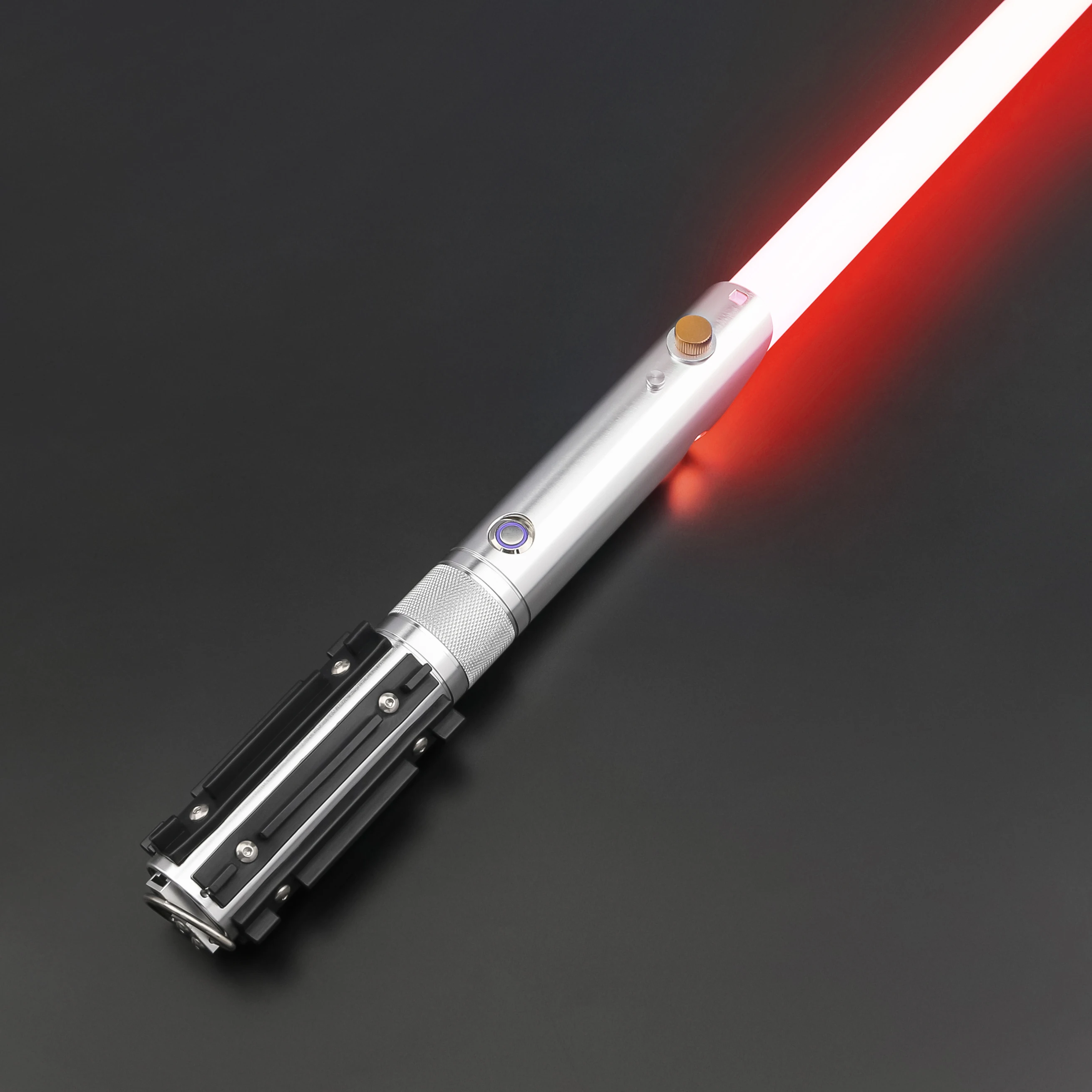 TXQSABER Anakin Lichtschwert Halloween Laser Pixel Board RGB Smooth Swing Metallgriff mit LED-Streifen Klinge SDCard Proffie