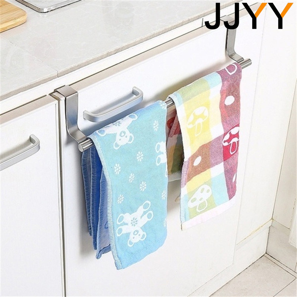 JJYY Handtuchhalter aus Edelstahl, Küchenschrank, Schranktür, Hängeregal, Badezimmertür, Küchenaufbewahrung