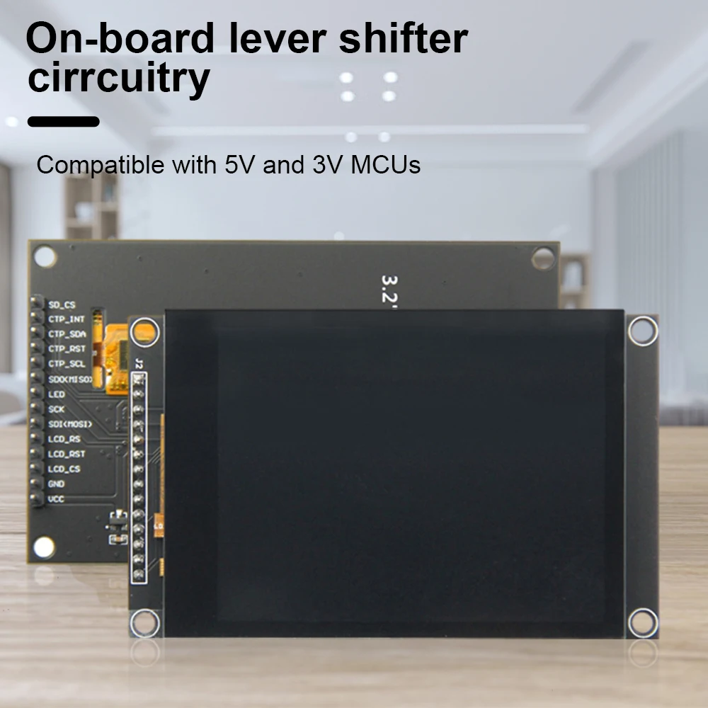 3.2 Inch SPI Serial IPS Touchscreen Display for ESP32 3.2" 320x240 Pixel ILI9341 Driver TFT LCD Module for Arduino/Mega2560/C51
