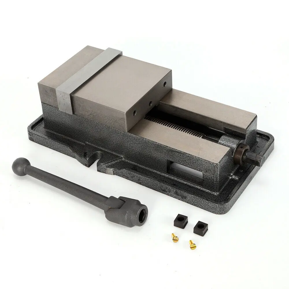 6 Inch Lock Down Vise, Adjustable High Precision Milling Vice, Milling Drilling Machine Bench Clamp
