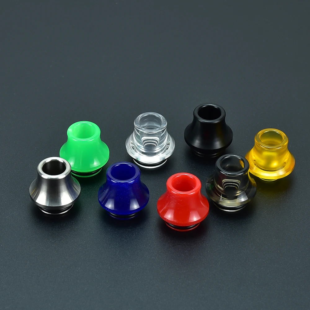 Punta de goteo wolfcoolvape estilo 510 810 material de resina de punta de goteo para Zeus Sub Ohm RTA zeus x rta taifun gt5 rta taifun gtr rta