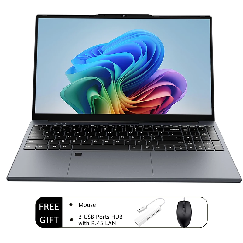 Laptop portatile da 15,6" SSD Intel i7-6500U 16 GB Ram 1 TB / 512 GB Notebook Windows 11 Gamer Office Retroilluminato Fingerpri Wifi Computer