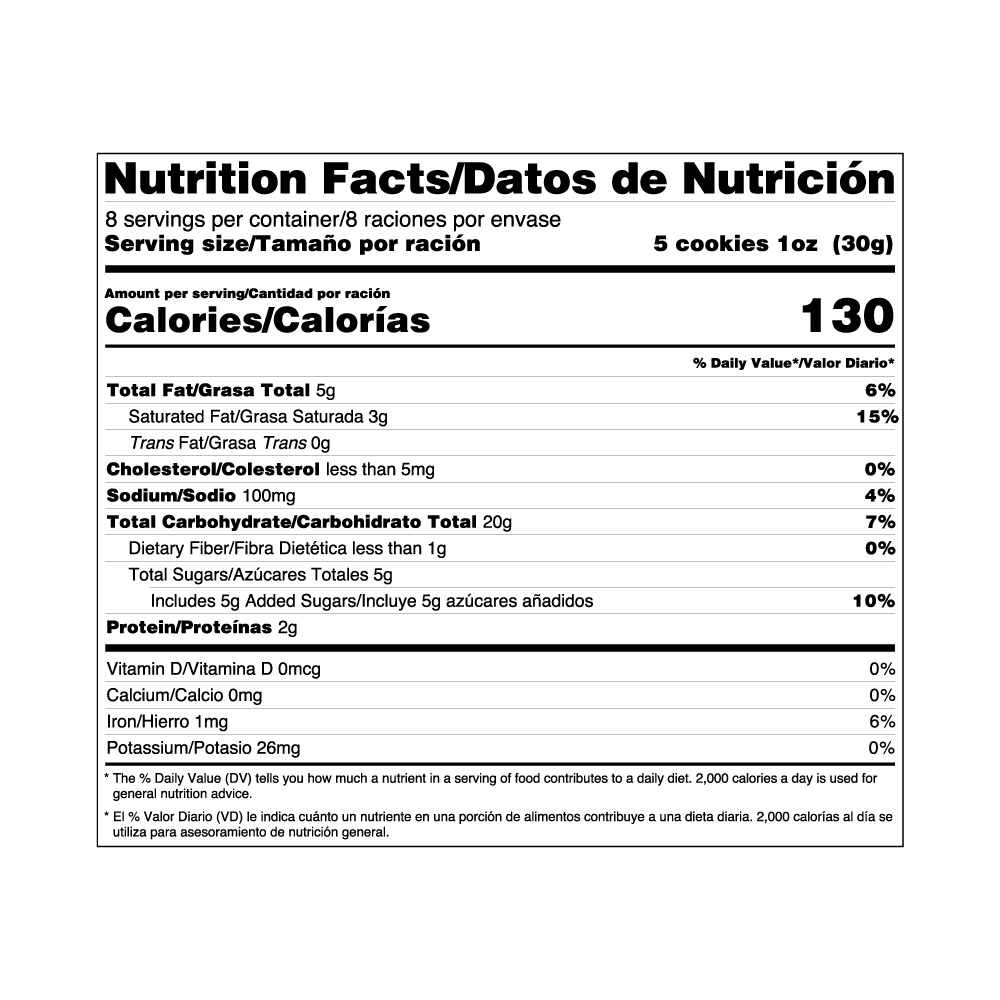 (3packs) Galletas Carlitas -Cafe flavored Cookies 8.47 oz