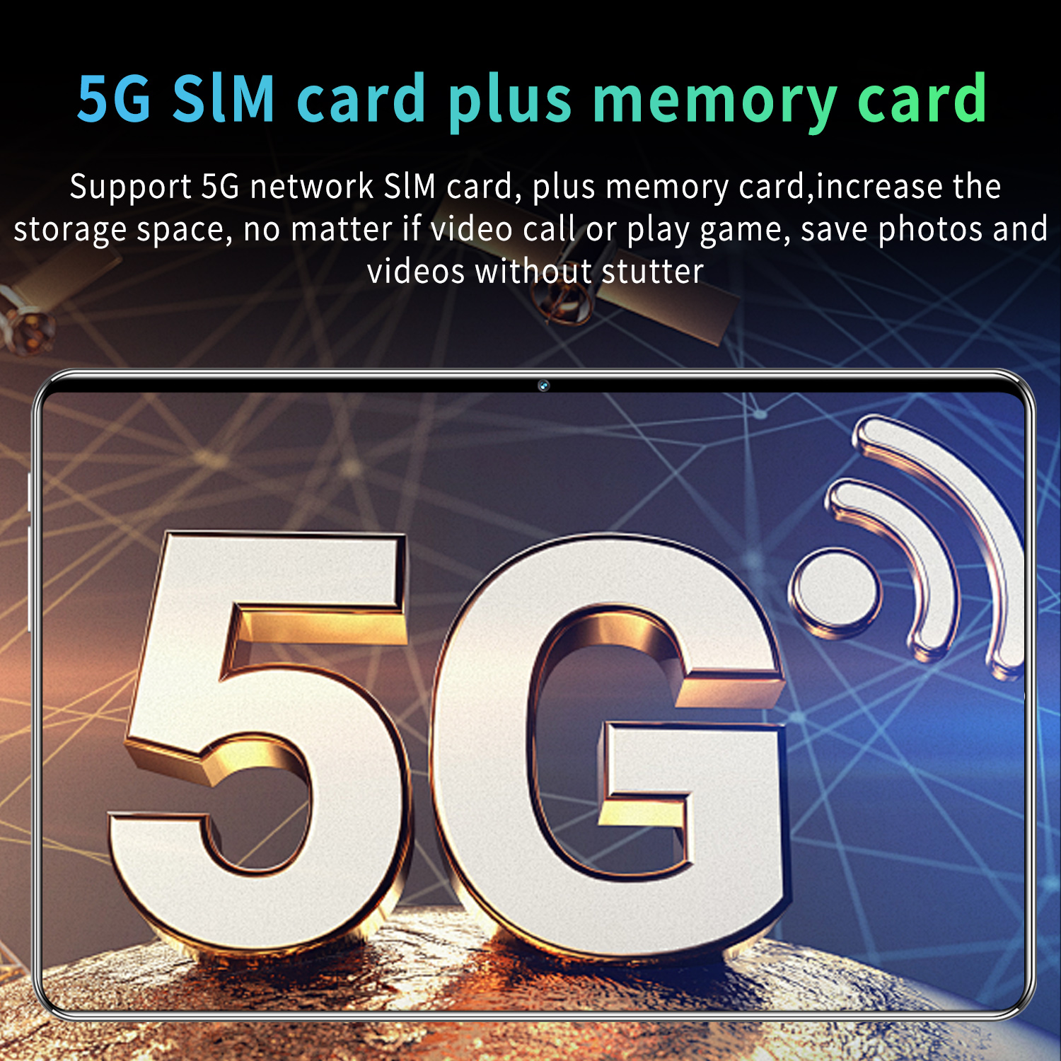 2025 Android 13.0 Global Version 16GB 1TB New Tablet Android 11.6 inch Network Tablet MTK6797 Wifi 12000 mAh 10 Core