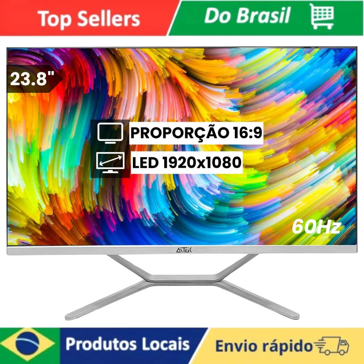 Computador All-In-One 23,8" Intel Core i7 3ª geração 16GB SSD 1TB Full HD - Aitek