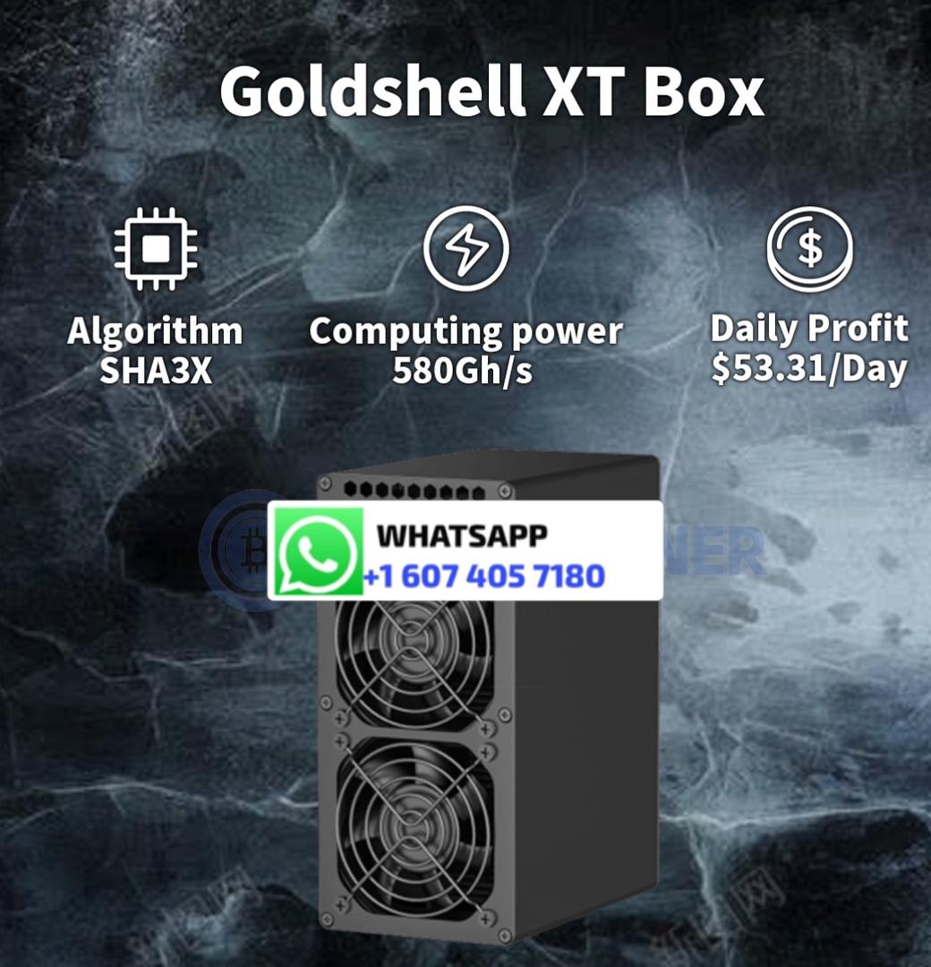 Encomende novo ⚡ Caixa Goldshell XT (580GH/s) Atacado na China Pronto para enviar! !