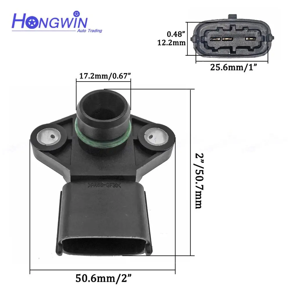 6675420017   Sensor de presión de refuerzo MAP para Ssangyong Rexton Rodius Actyon Stavic Kyron 2,0 2,7 solo Euro4 2006-2012 D20DT, D27DT