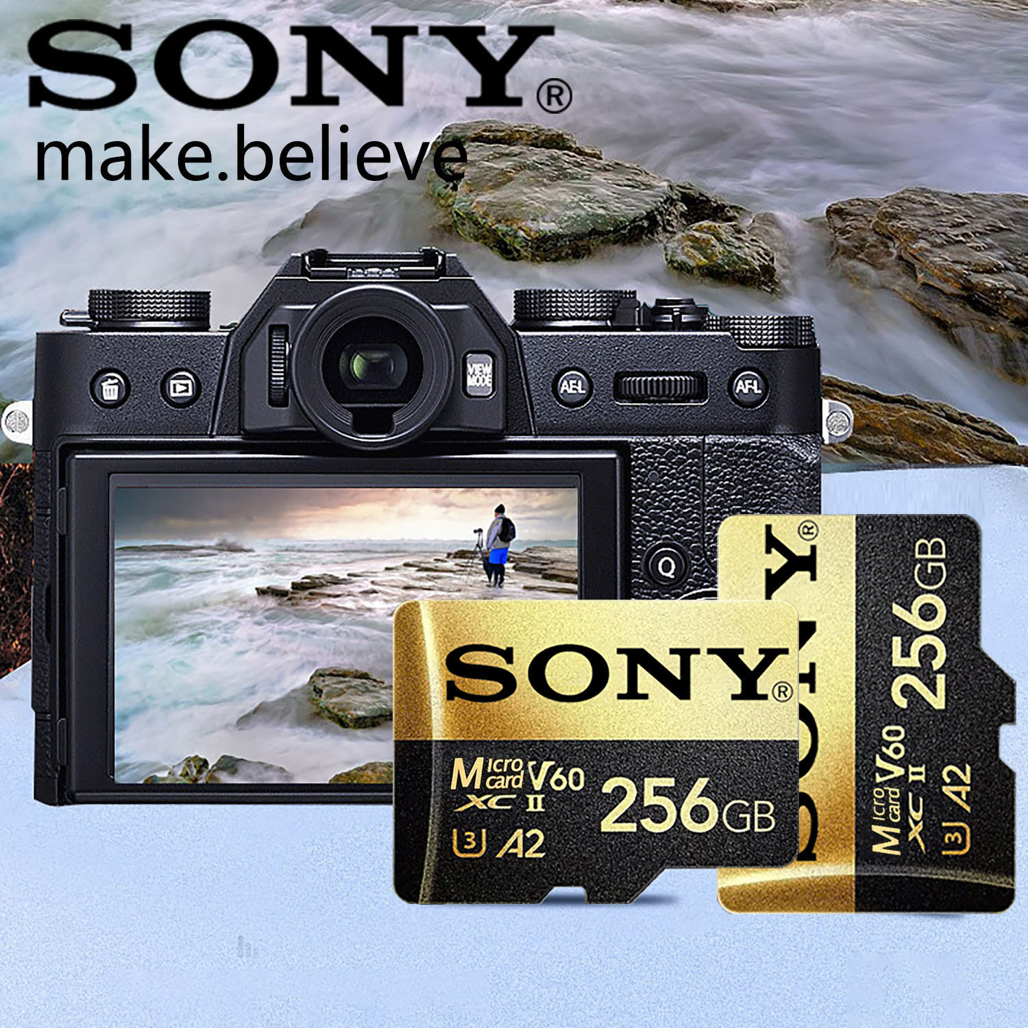 Sony SD Memory Card 1TB Micro SD Card High Speed TF Flash Card Class 10 128GB 512GB 256GB 128GB for Smartphone