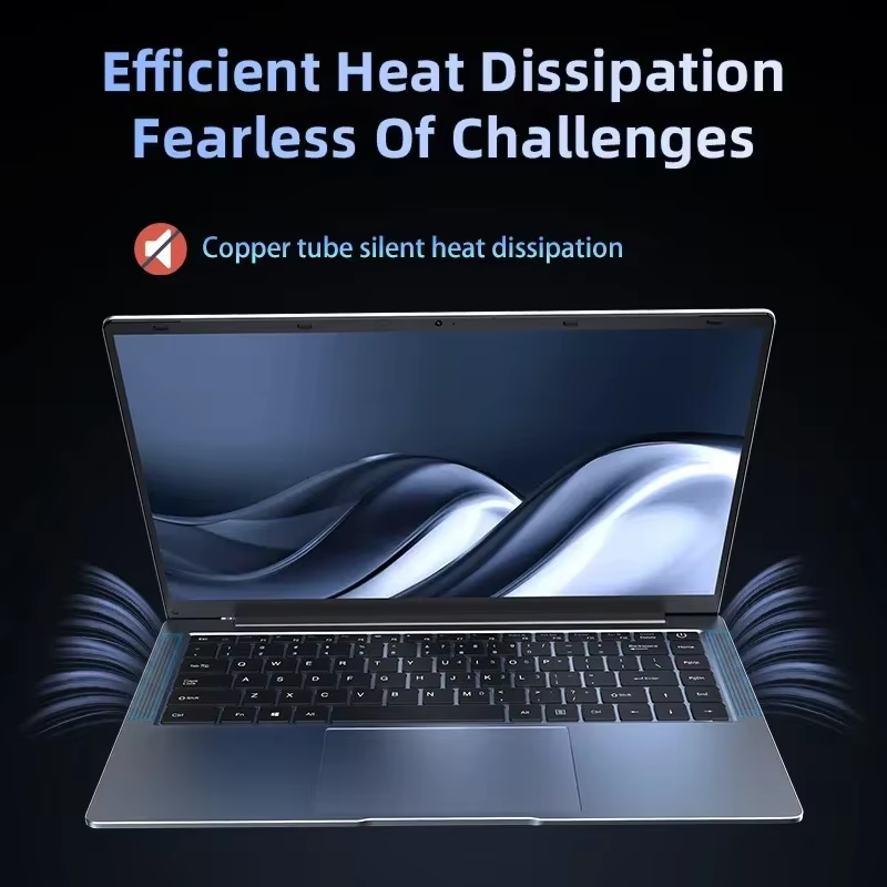 Nuovo 14.1 "Laptop Windows 11 Pro Ultra Slim Notebook Gamer Intel Pentium N3700 16GB 1024GB 1920*1080 Display Office Study Compute