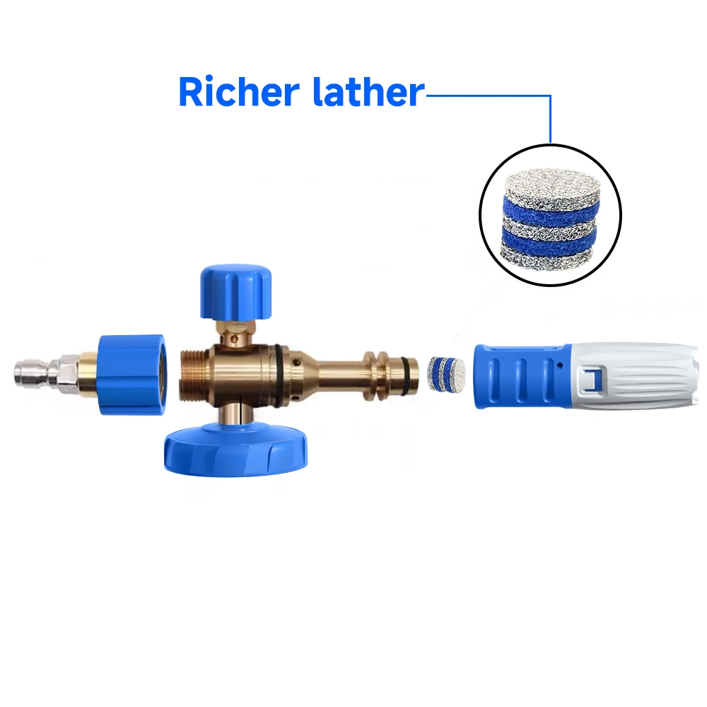 Foam Cannon Orifice Nozzle Tips and Foam Maker Mesh Filter for High Pressure Washer Snow Foam Lance Parts 3000 PSI