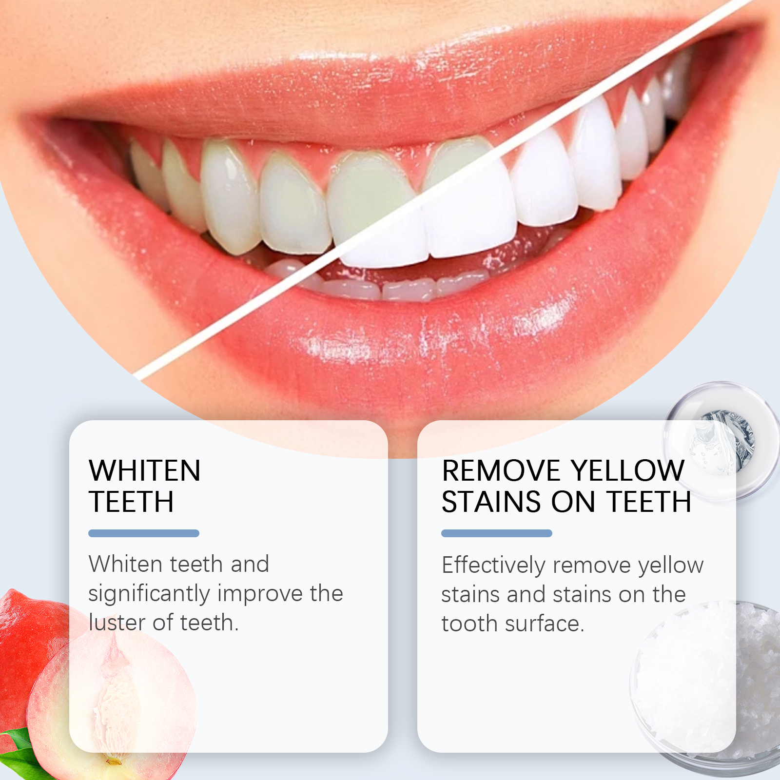 Oralhoe 100g Niacinamide Whitening Toothpaste Brighten Teeth Clean Teeth Stain Mouth Fresh Breath Oral Hygiene Bleach Toothpaste